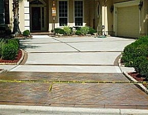 an image of a decorative concrete after m daigle and sons services