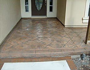 decorative concrete after m daigle and sons services