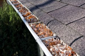 cleaning gutters